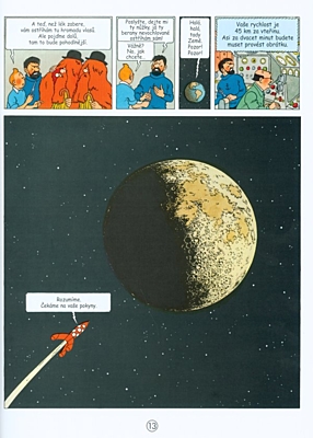 Tintinova dobrodružství 17: První kroky na Měsíci