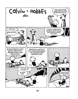 Calvin a Hobbes 02: Pod postelí něco slintá