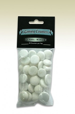 Countery - Opaque Gaming Counters - Pearl White