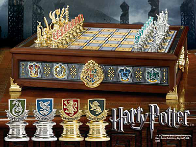 Harry Potter - Šachy, motiv Bradavických kolejí (NN7109)