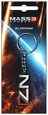Mass Effect 3 - Klíčenka kovová Logo N7