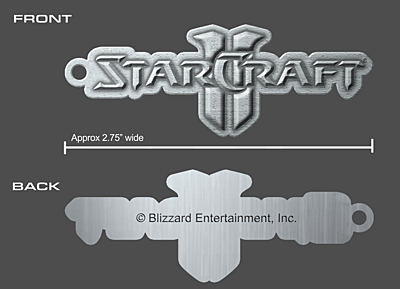 Starcraft 2: Wings of Liberty - klíčenka Logo