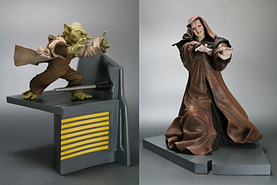 Star Wars ARTFX - Yoda vs. Emperor Palpatine 28cm