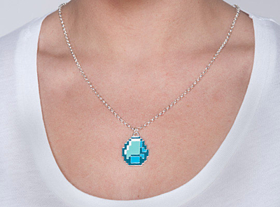 Minecraft - náhrdelník Diamond