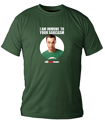 Big Bang Theory - Tričko Sheldon - I Am Immune