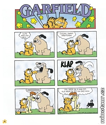 Garfield bere vše