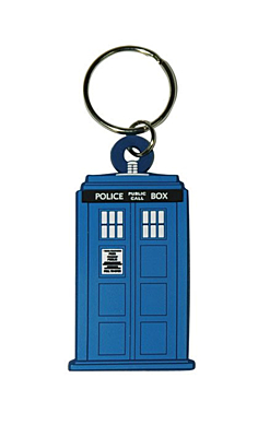 Doctor Who - Gumová klíčenka Tardis