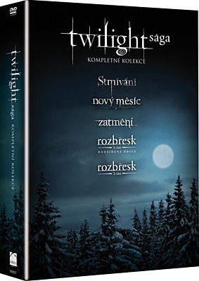 DVD - Twilight sága - kompletní kolekce (5 DVD)