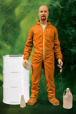 Breaking Bad - Walter White in Orange Hazmat Suit Deluxe Action Figure 15cm