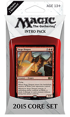 Magic: The Gathering - 2015 Core Set Intro Pack: Flames of the Dragon
