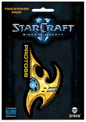 StarCraft 2: Wings of Liberty - samolepky Protoss