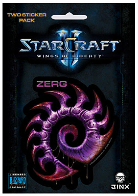StarCraft 2: Wings of Liberty - samolepky Zerg