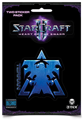 StarCraft 2: Heart of the Swarm - samolepky Terran