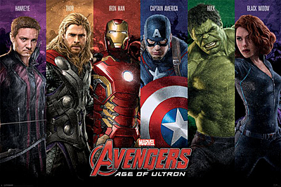 Avengers: Age of Ultron - plakát - Team 61x91cm