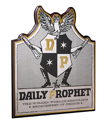 Harry Potter - Plaketa Denní věštec (Daily Prophet) 36x30cm