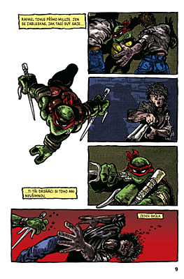 Želvy Ninja 01: Menu číslo 1