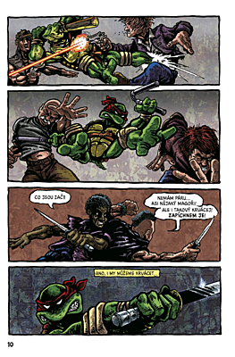 Želvy Ninja 01: Menu číslo 1