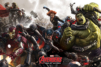 Avengers: Age of Ultron - plakát - Battle 61x91cm