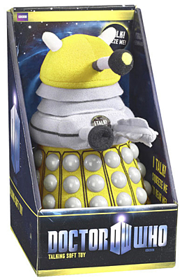 Doctor Who - Mluvící plyšák Dalek žlutý 23cm