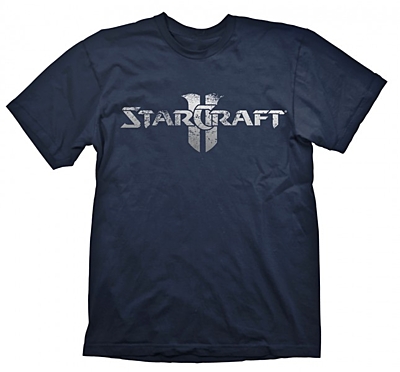 StarCraft 2 - Tričko StarCraft Logo Silver