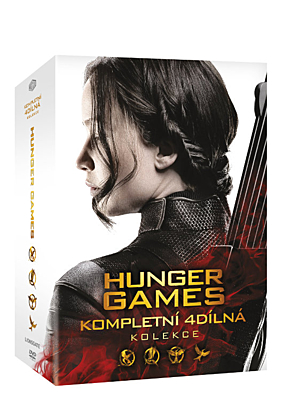 DVD - Hunger Games kolekce 1-4 (4 DVD)