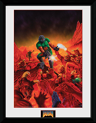 Doom - zarámovaný plakát Classic Key Art 45x34 cm