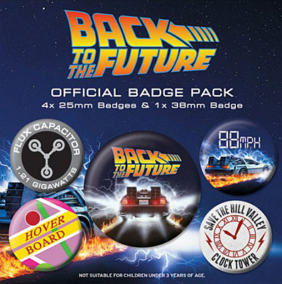 Back to the Future - placky 5ks - DeLorean
