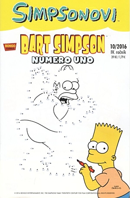 Bart Simpson #038 (2016/10) - Numero uno