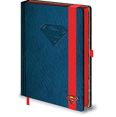 Superman - Zápisník A5 - Logo, modrý