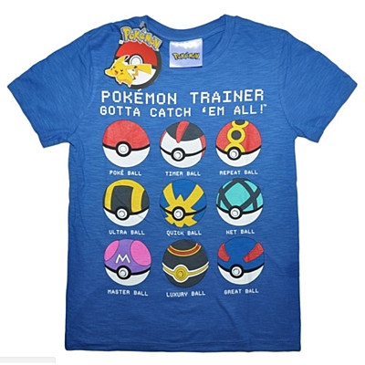 Pokémon - Dětské tričko - Trainer modré