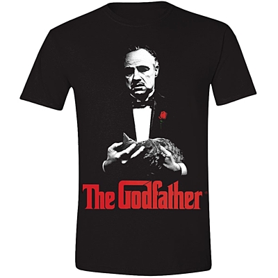 Kmotr (Godfather) - Tričko Poster Print černé