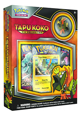 Pokémon: Tapu Koko - Pin Collection