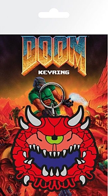 Doom - Gumová klíčenka Cacodemon