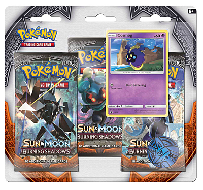 Pokémon: Sun and Moon #3 - Burning Shadows 3-pack Blister - Cosmog