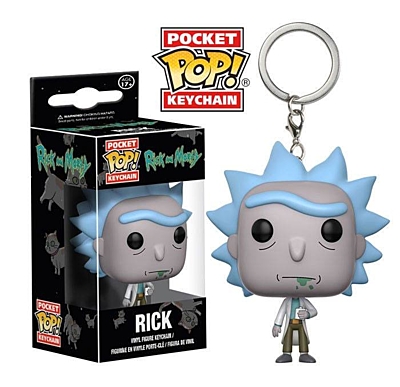 Rick and Morty - Rick POP Vinyl klíčenka