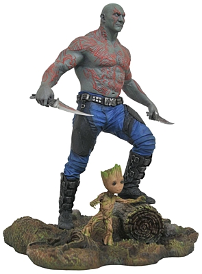 Guardians of the Galaxy Vol. 2 - Drax and Baby Groot - Marvel Gallery PVC Statue 25 cm