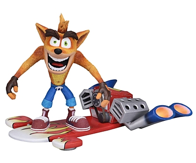 Crash Bandicoot - Hoverboard Crash Bandicoot Deluxe Action Figure 14 cm (41051)