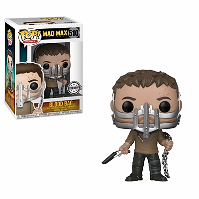 Mad Max: Fury Road - Max with Cage Mask (Blood Bag) Special Edition POP Vinyl Figure
