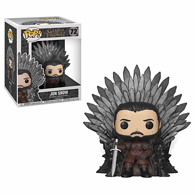 Game of Thrones - Jon Snow Sitting on Iron Throne POP Vinyl Figure