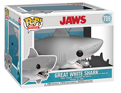 Jaws - Great White Shark with Diving Tank POP Vinyl Figure