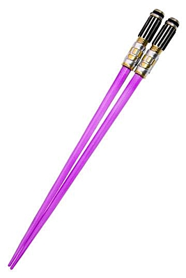 Star Wars - Jídelní hůlky Mace Windu Lightsaber (pink)
