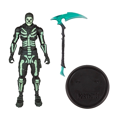 Fortnite - Skull Trooper (Green Glow in the Dark) Walgreens Exclusive Action Figure 18 cm