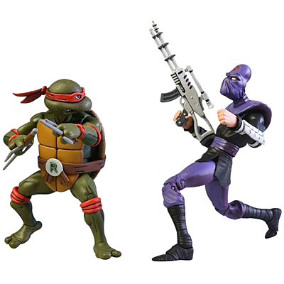 Teenage Mutant Ninja Turtles (TMNT) - Raphael vs. Foot Soldier Action Figure (54079)