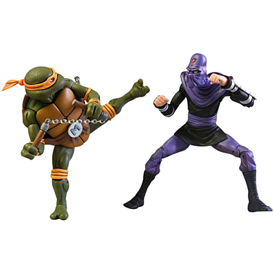 Teenage Mutant Ninja Turtles (TMNT) - Michelangelo vs. Foot Soldier Action Figure (54080)