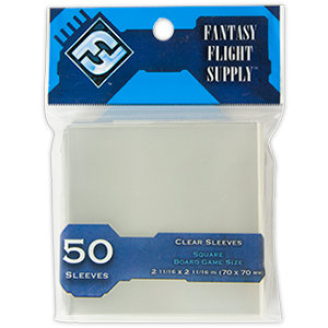 FFG obaly Clear - Square Board Game 50 ks