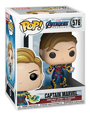 Avengers: Endgame - Captain Marvel (with New Hair) POP Vinyl Bobble-Head Figure