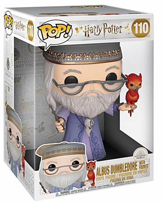 Harry Potter - Albus Dumbledore with Fawkes Super Sized POP Vinyl Figure