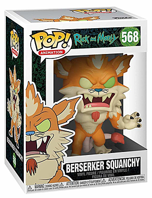 Rick and Morty - Berserker Squanchy POP Vinyl Figure