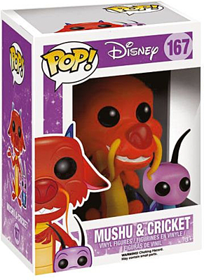 Mulan - Mushu and Cricket POP Vinyl Figure