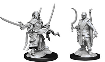 Figurka D&D - Human Male Ranger - Unpainted (Dungeons & Dragons: Nulzur's Marvelous Miniatures)